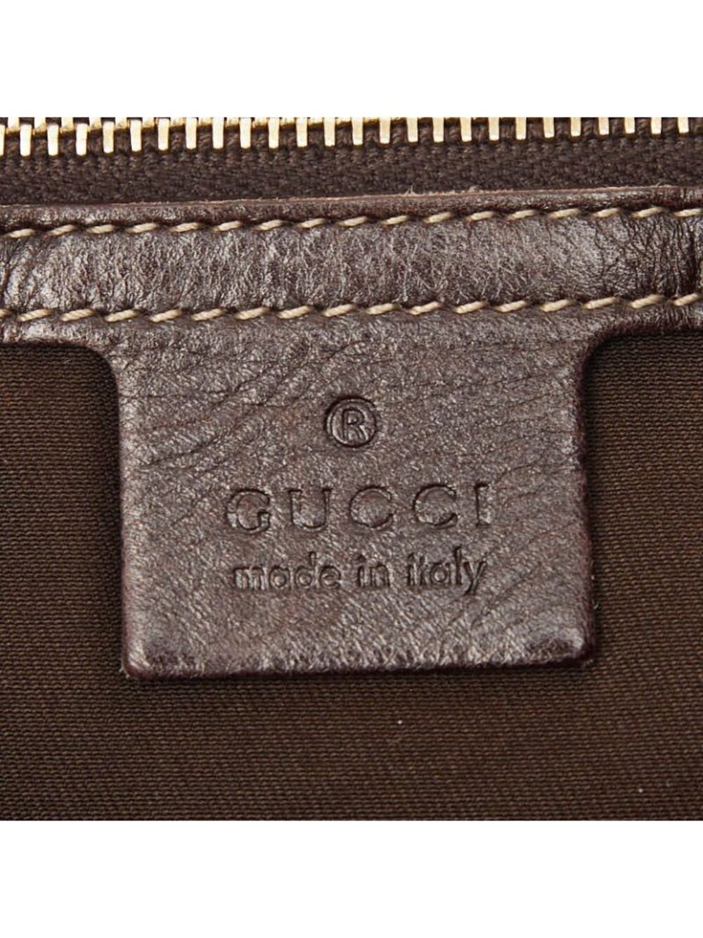 Gucci Double New Britt Sherry Line 2-Way Shoulder Bag Brown Leather - Picture 8 of 10